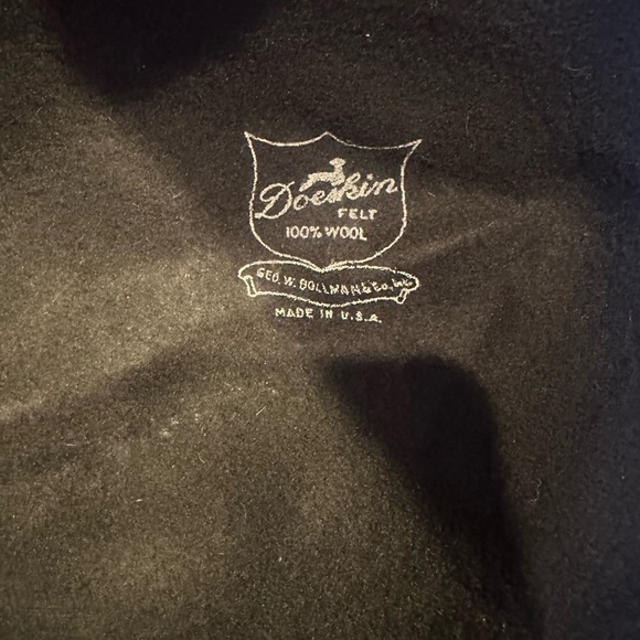 Doeskin Felt 100% Wool Vintage Hat. - Picture 6 of 6